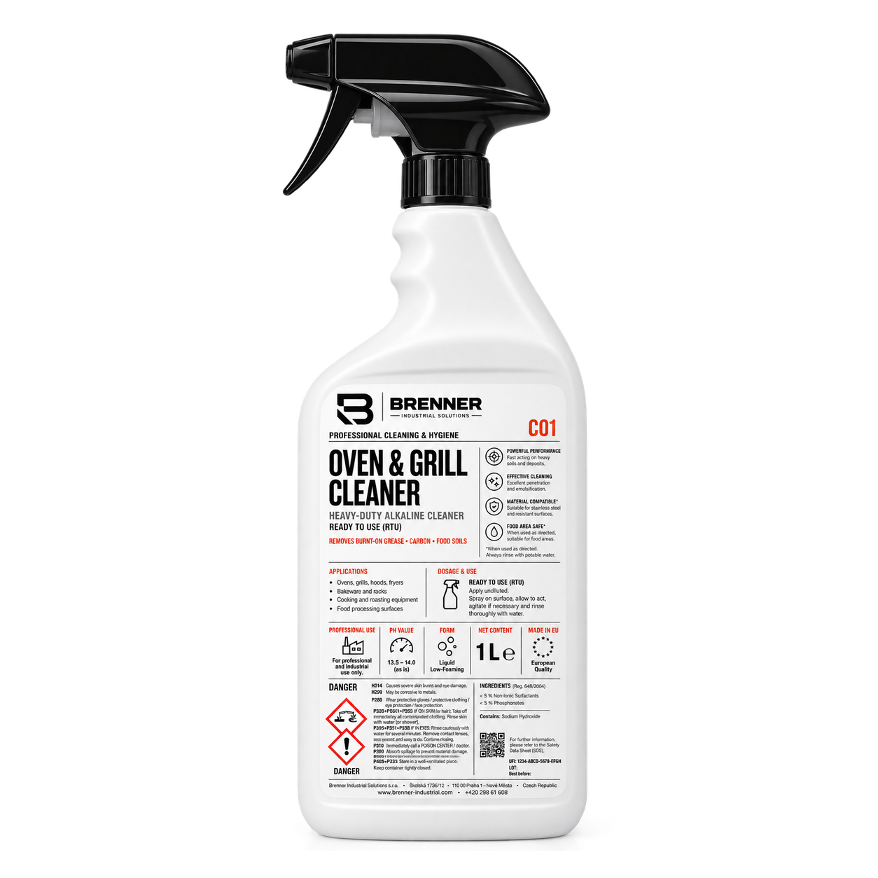 C01 Heavy-duty oven & grill cleaner