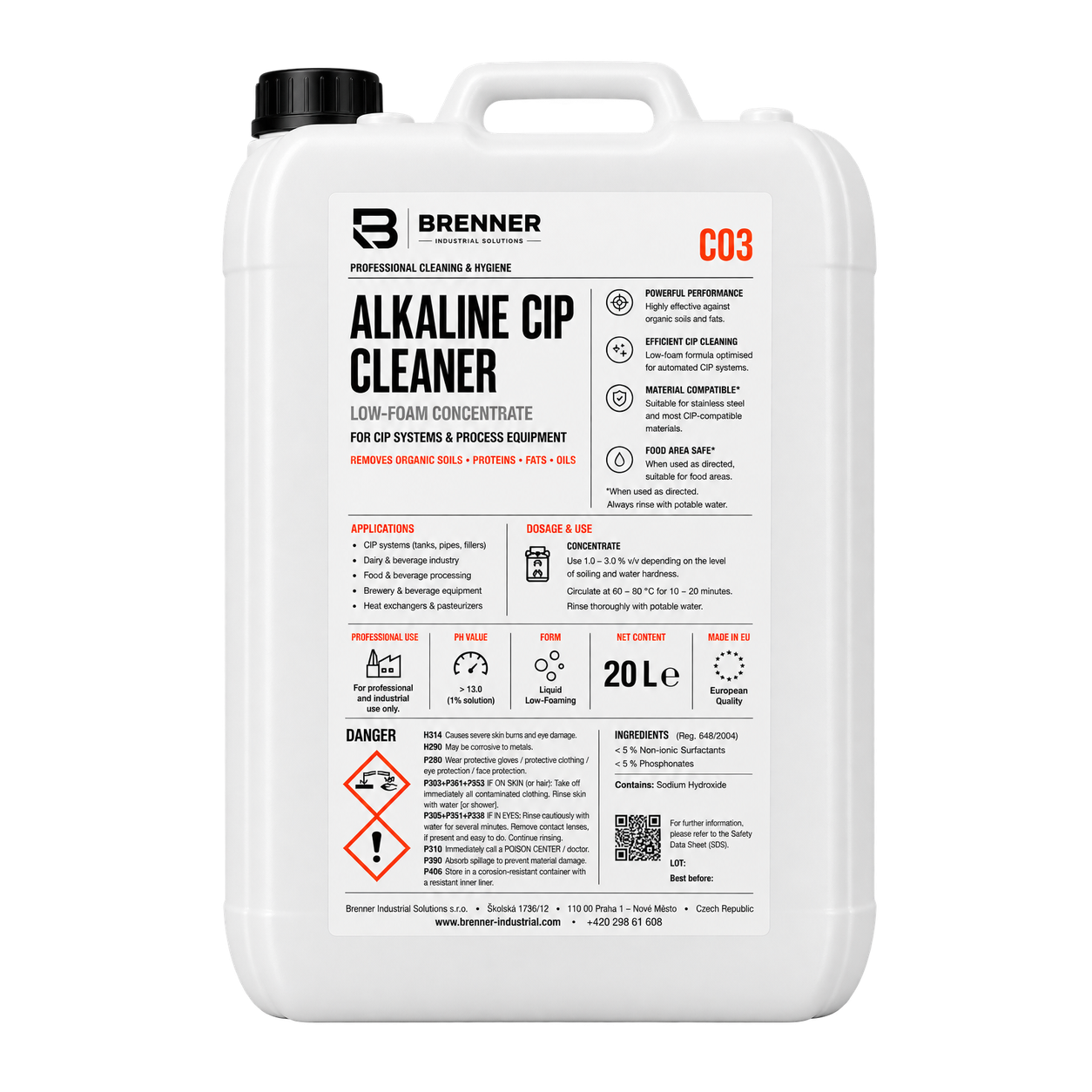 C03 Alkaline CIP cleaner