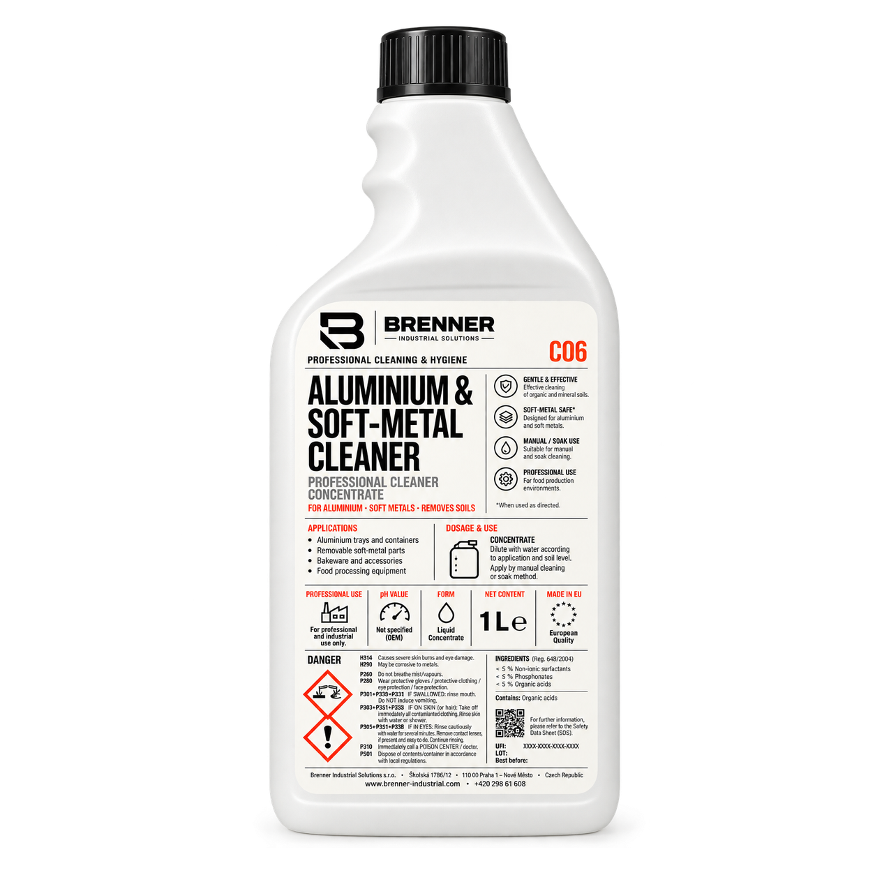 C06 Aluminium & soft-metal cleaner