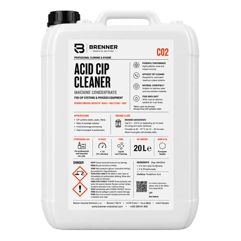 C02 Acid CIP cleaner / descaler